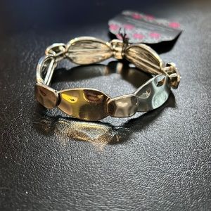 Silver stretchy bracelet